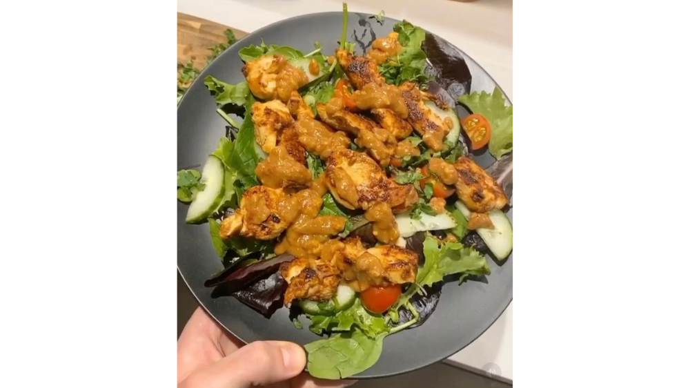 Chicken Satay Salad